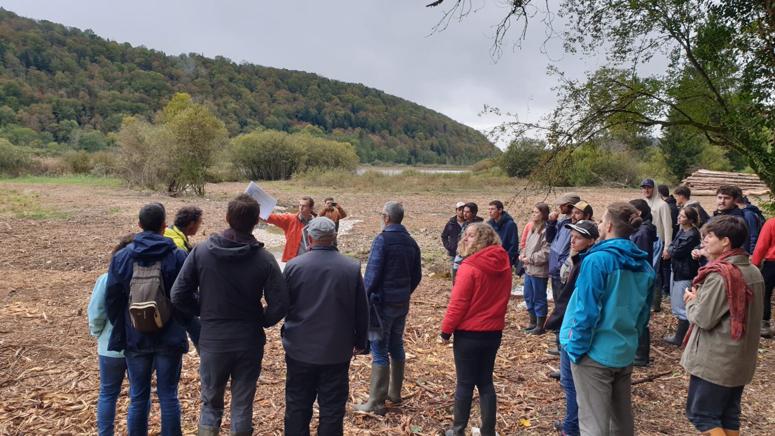 Visite du site de travaux de restauration de Chambly en 2023